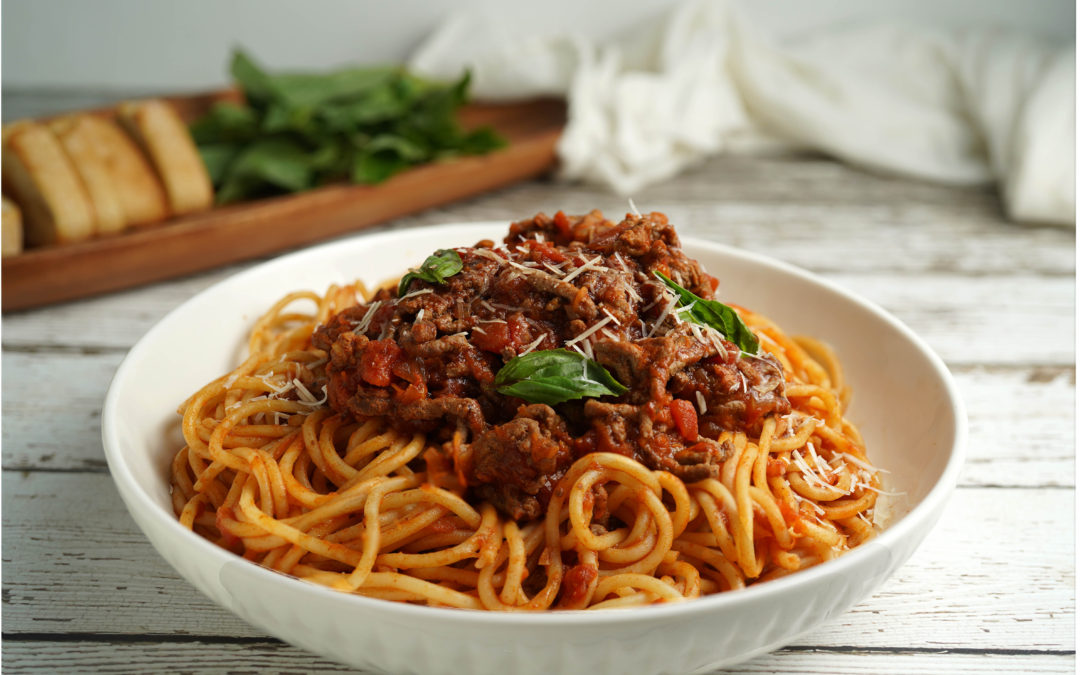 “Tallarines Rojos” – Peruvian Style Bolognese