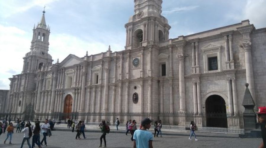 catedral de arequipa peru ciudad blanca - arequipa cathedral peru la ciudad blanca